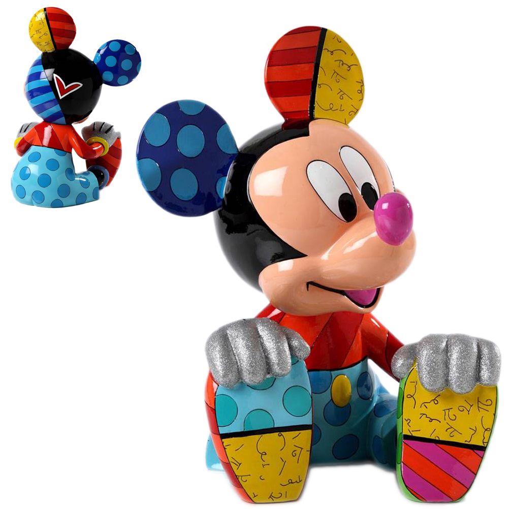 Figurine De Collection Mickey Par Romero Britto Edition Limitée