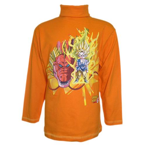 Sous pull col roule orange