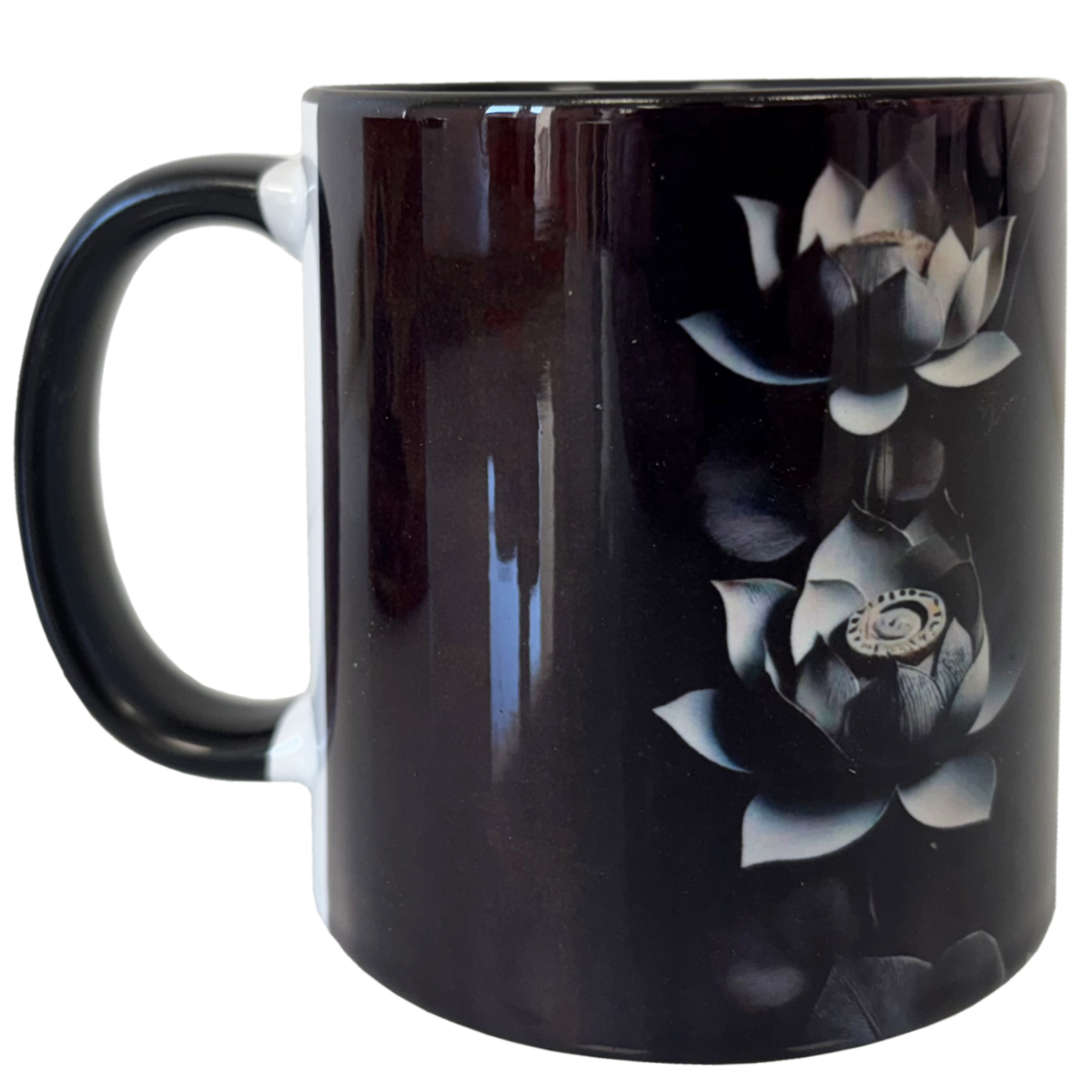 Mug sagesse de Bouddha noir  350 ml