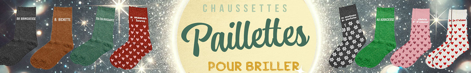 CHAUSSETTES PAILLETTES