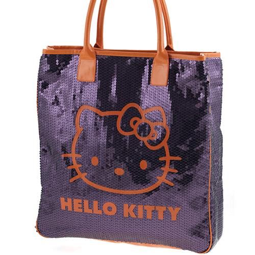 Sac personnalisé Hello Kitty Kuromi pour femmes et filles, housse