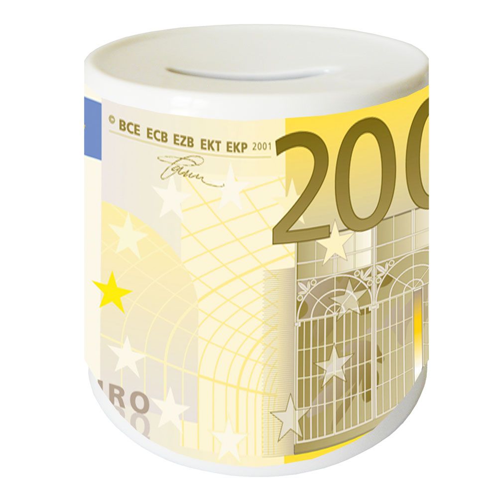 Tirelire céramique euros
