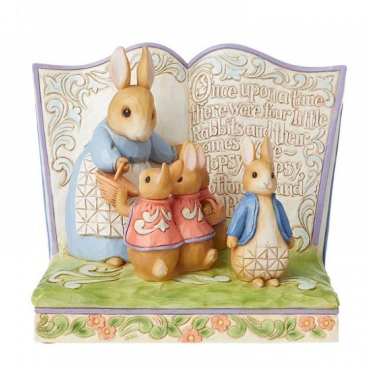 Figurine Pierre Lapin livre d'histoire by Jim Shore