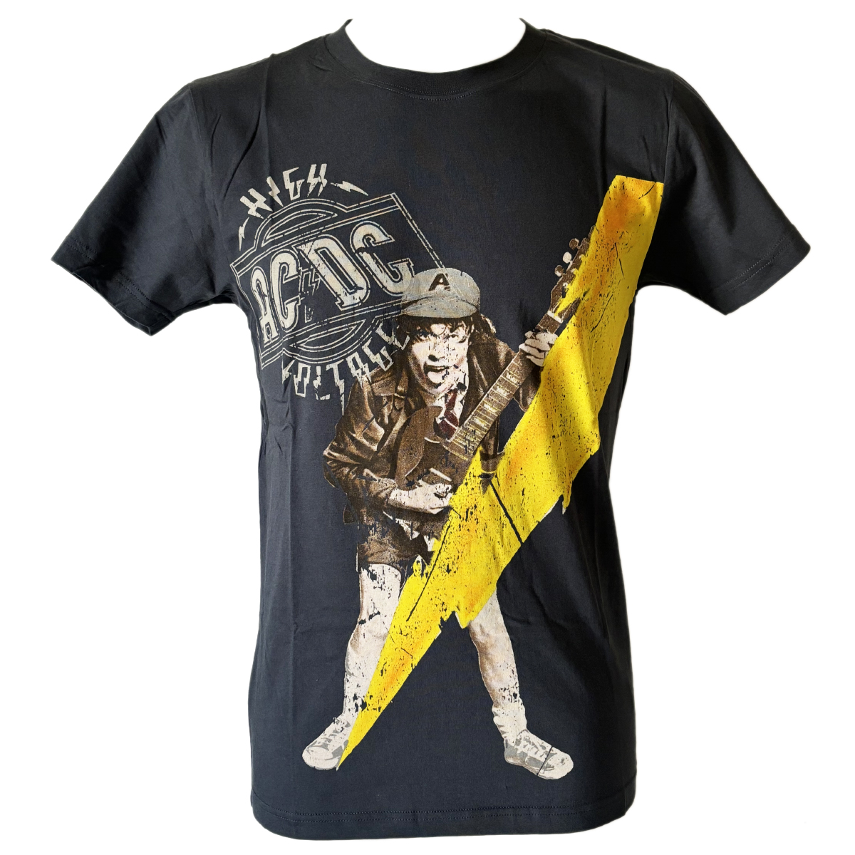 Tee-shirt homme noir AC-DC Angus young taille S