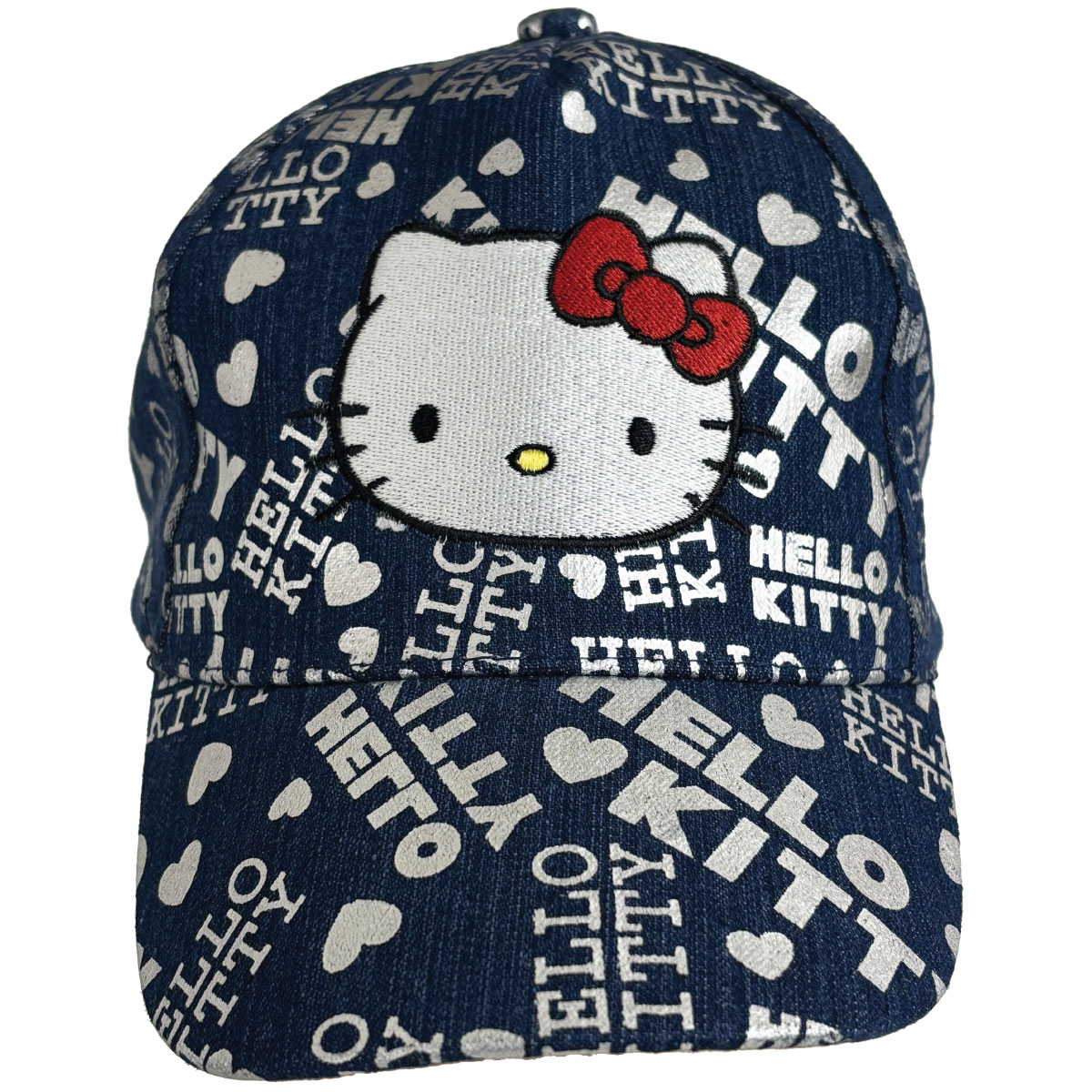 Casquette Hello Kitty Bleu Jean 54 cm