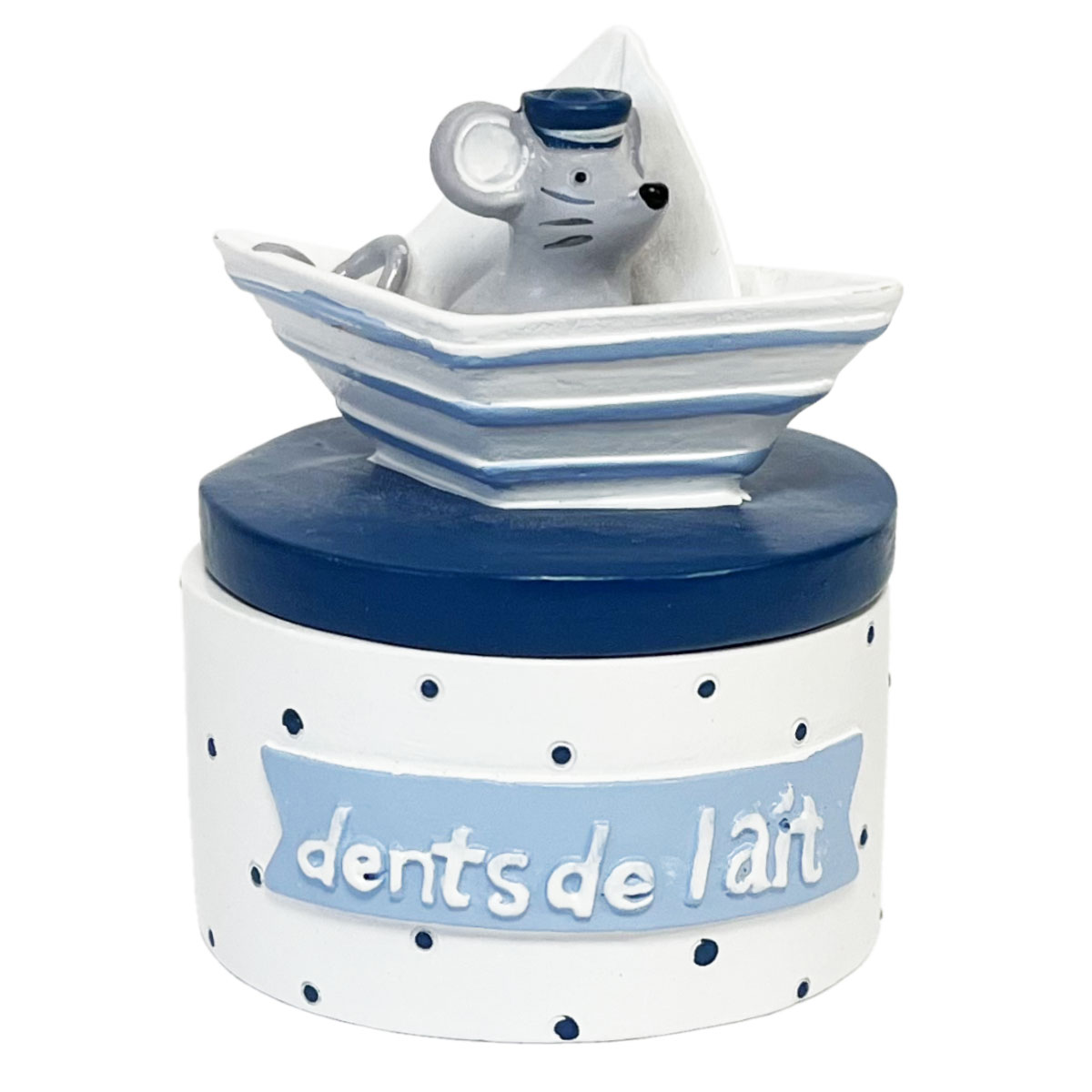 Petite boite  dents de lait petit moulin moutarde et souris