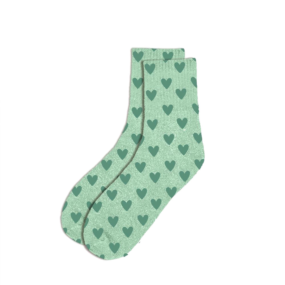 Paire de Chaussettes Pailletes Curs verts