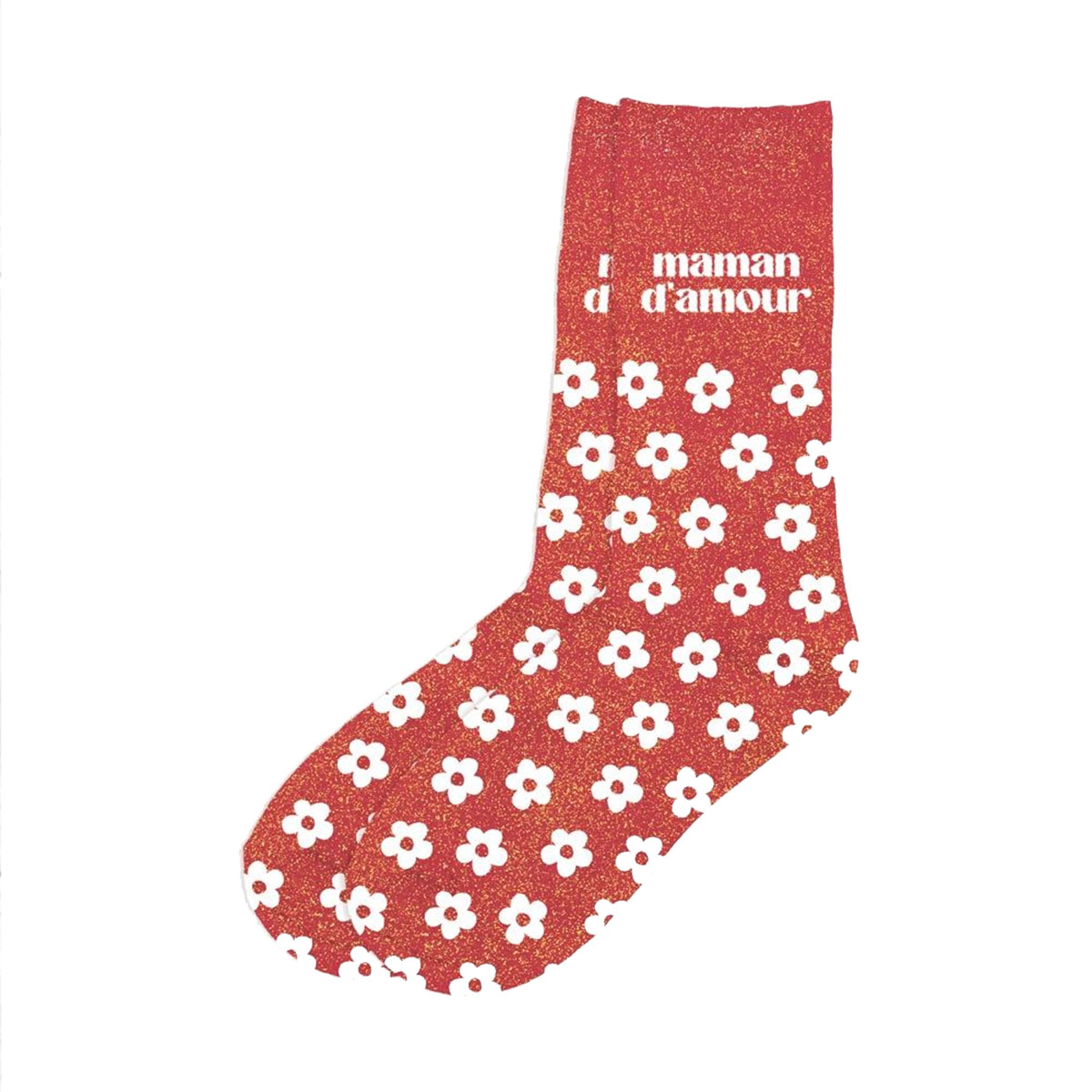 Paire de Chaussettes Pailletes Maman d'Amour