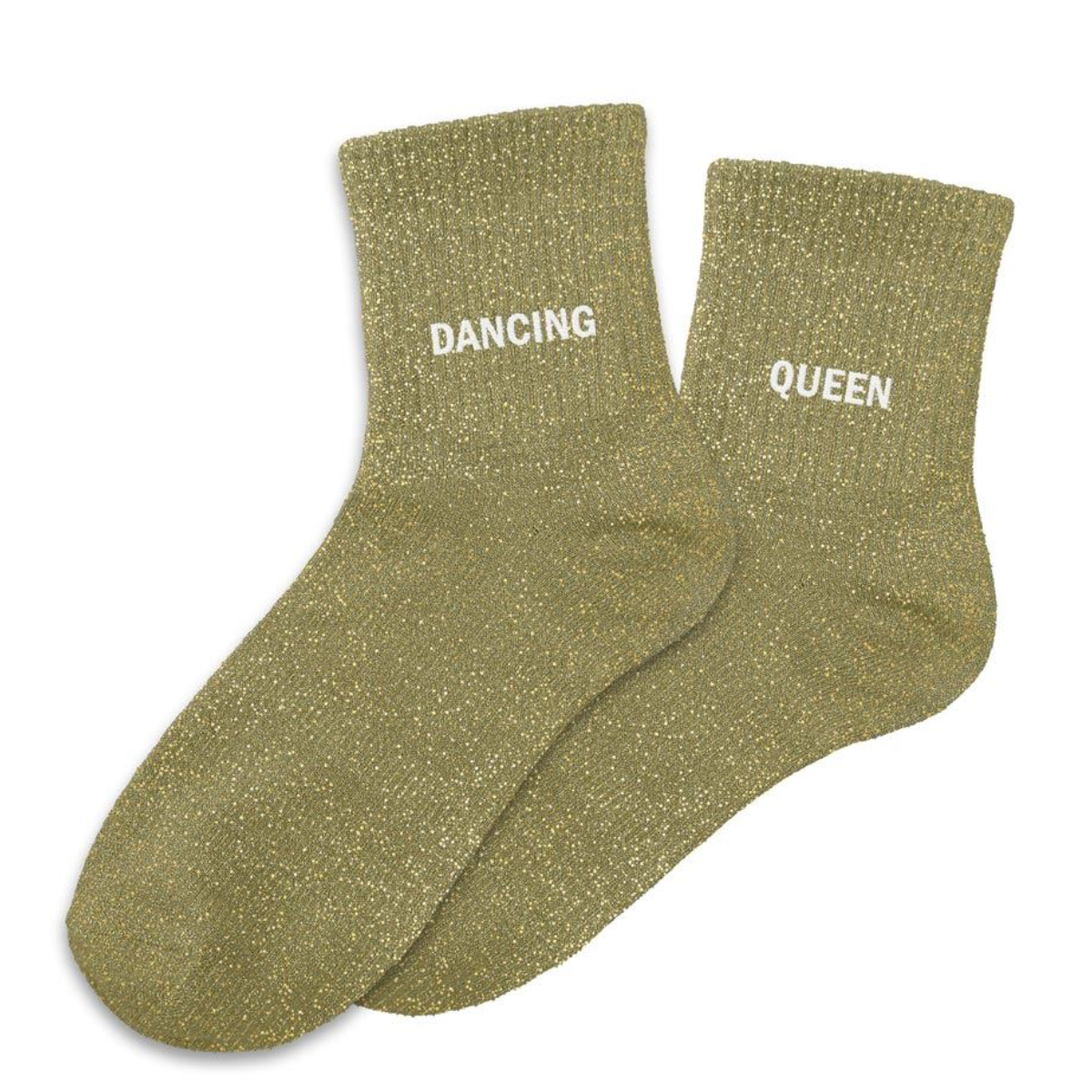 Paire de Chaussettes Pailletes Vert Dancing Queen