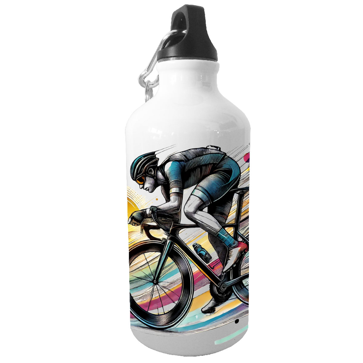 Gourde bidon sport Cyclisme en aluminium 500 ml