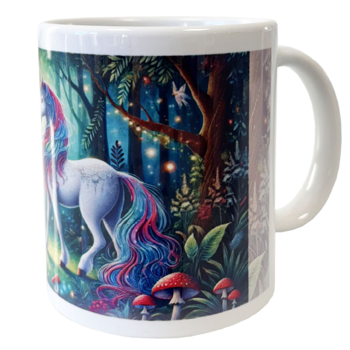 Mug Licorne et Fort Enchante 350 ml par CBKreation