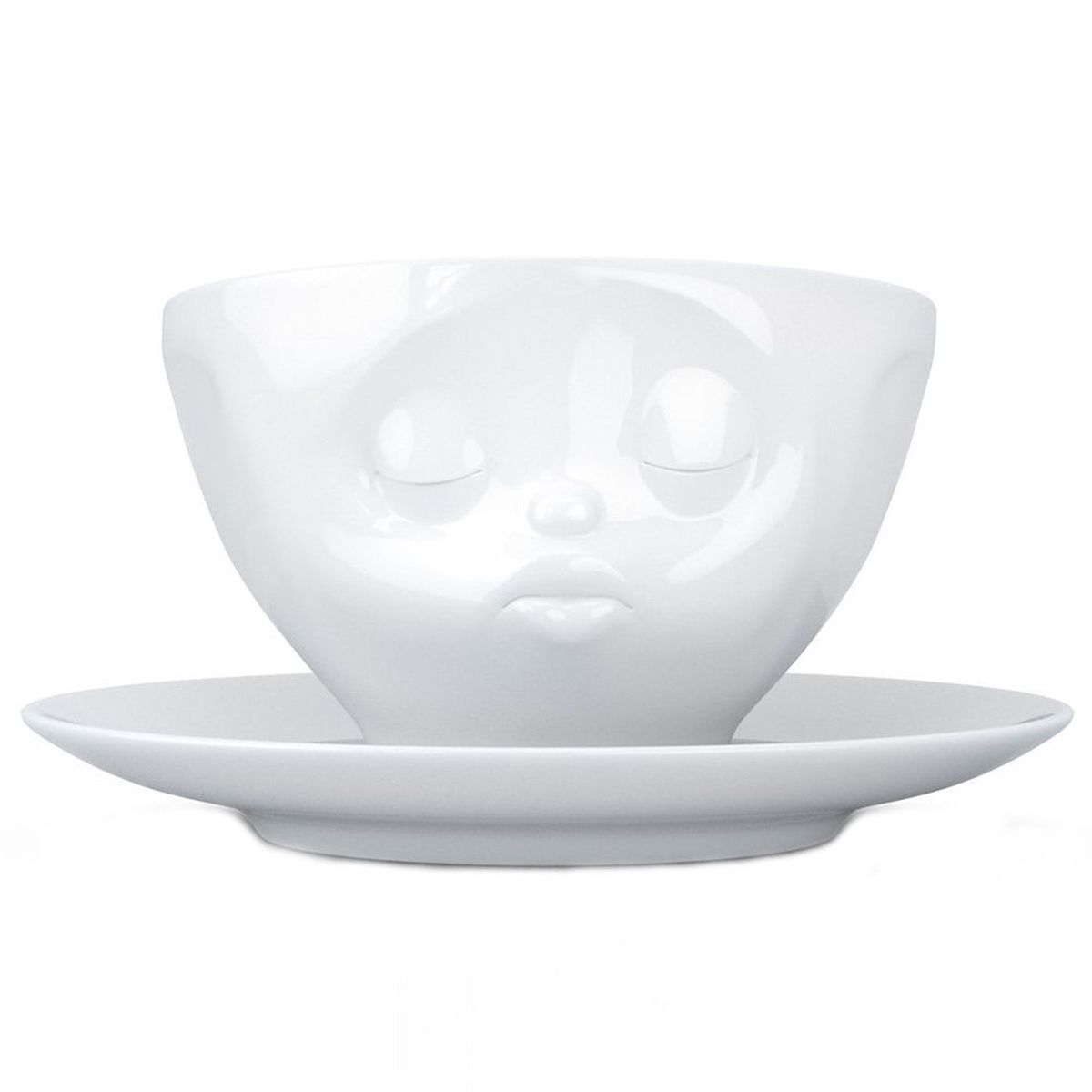 Tasse et sous tasse en porcelaine Tassen 200 ml - Bisou