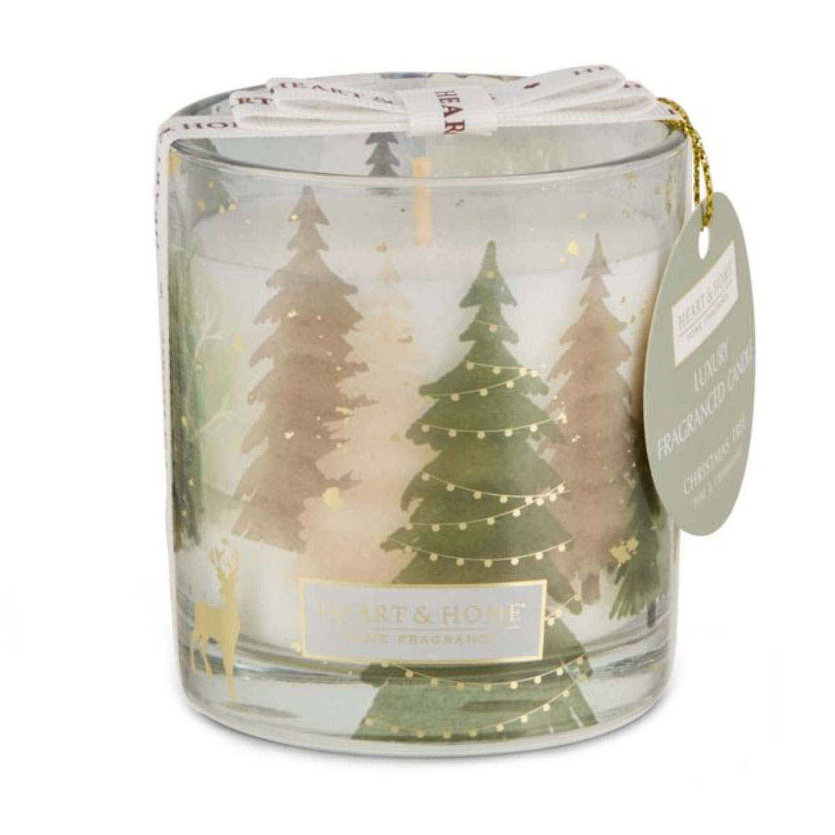 Bougie Heart and Home 36 heures - Sapin de Nol