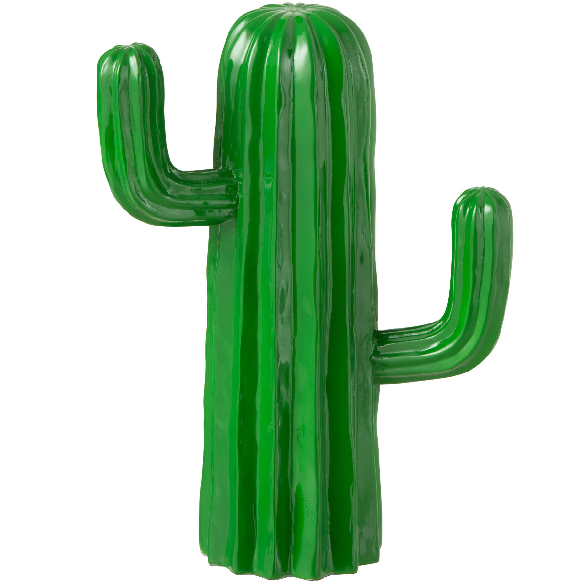 Cactus en rsine verte 28 cm