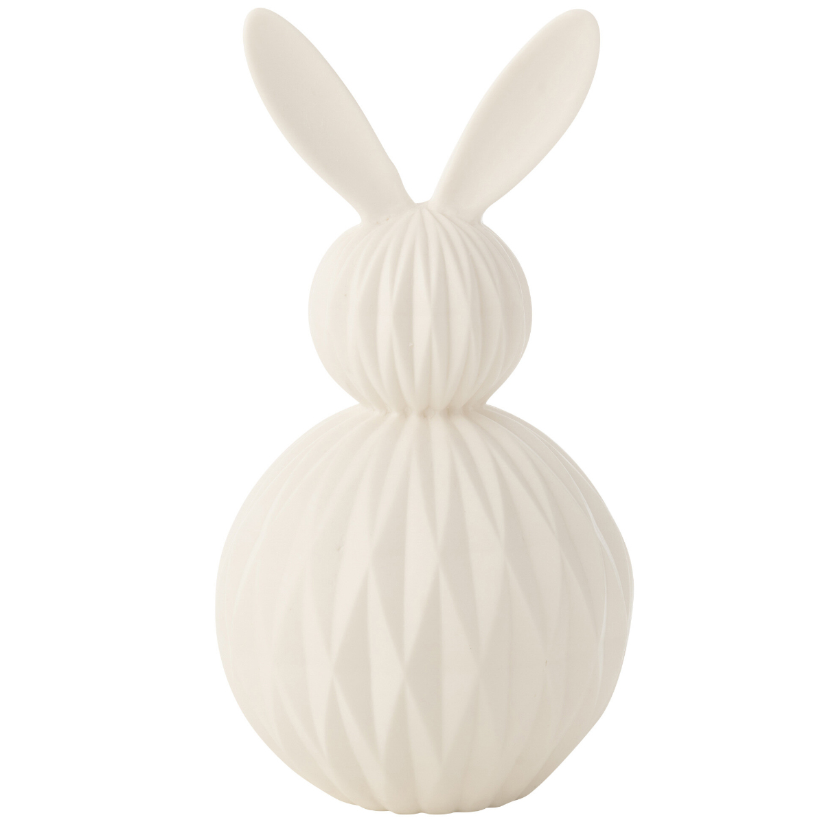 Lampe LED lapin en porcelaine - 25 cm