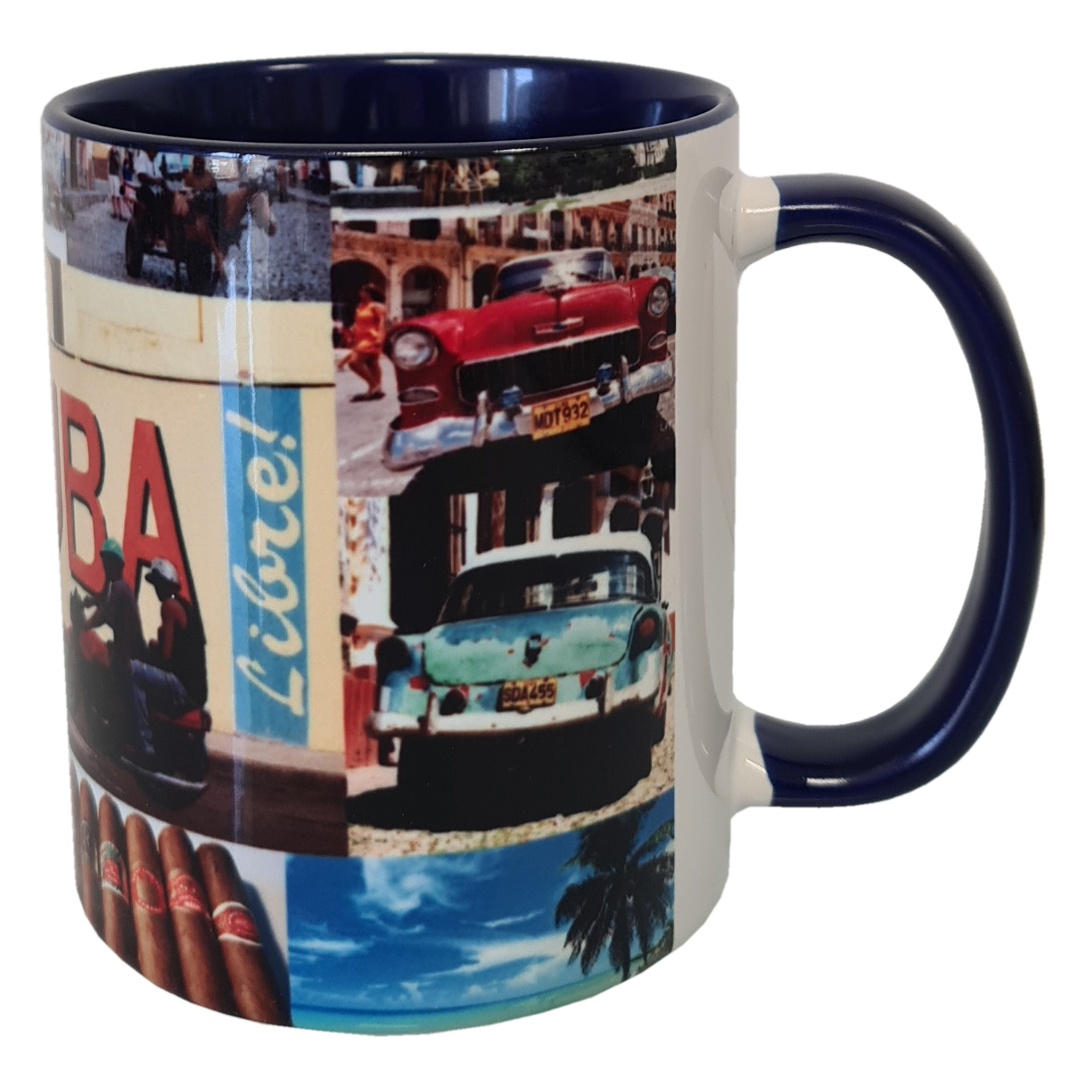 Mug Cuba libre bleu par Cbkreation