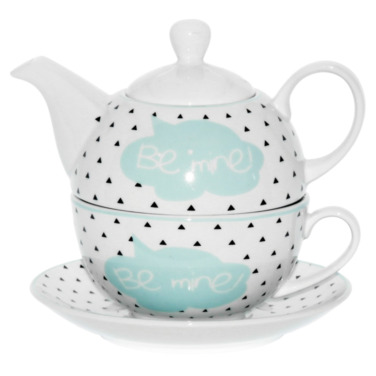 Petite thire goste en porcelaine 0.25 L - Be Mine Bleu