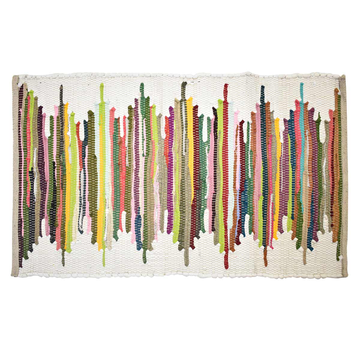 Tapis Ethnique Bohme en coton 80 x 50 cm