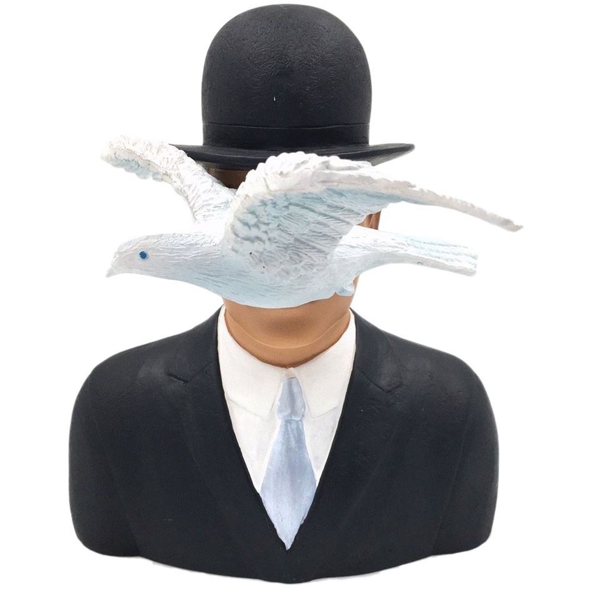 Figurine Magritte - L''homme au Chapeau Melon  - 15  cm