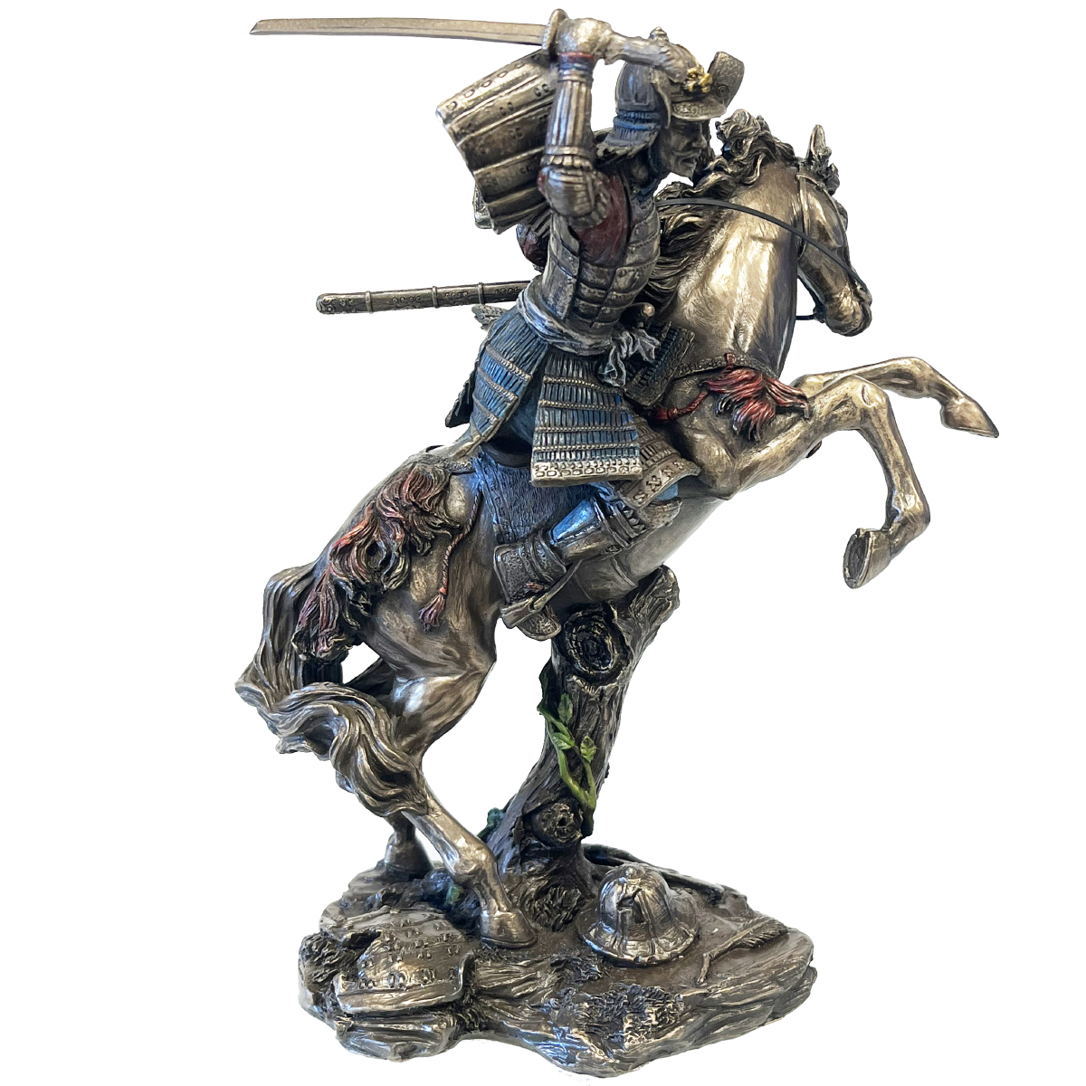 Figurine Guerrier Samoura  cheval - Veronese Design