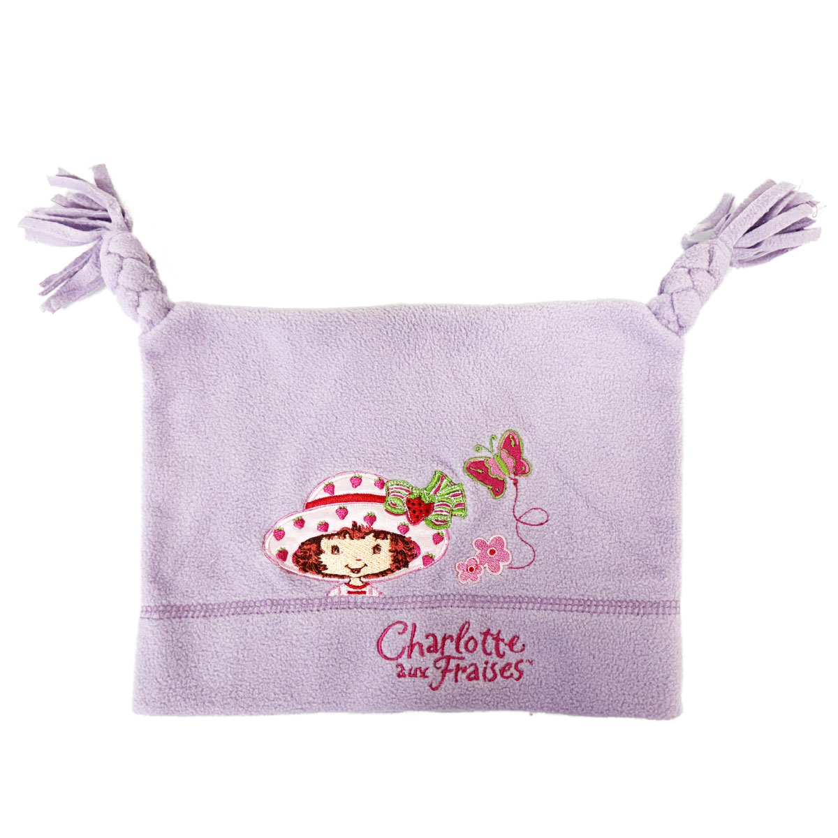 Bonnet polaire enfant Charlotte aux Fraises  Parme brod 3/6 an