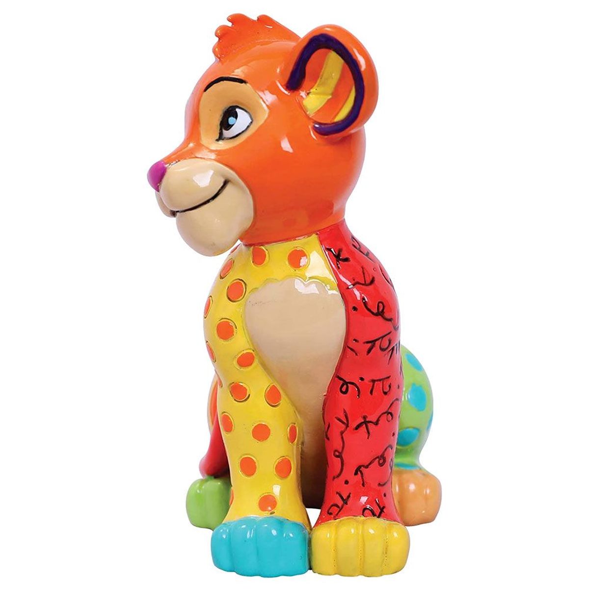 Figurine de collection Simba par Romero Britto - Le roi Lion