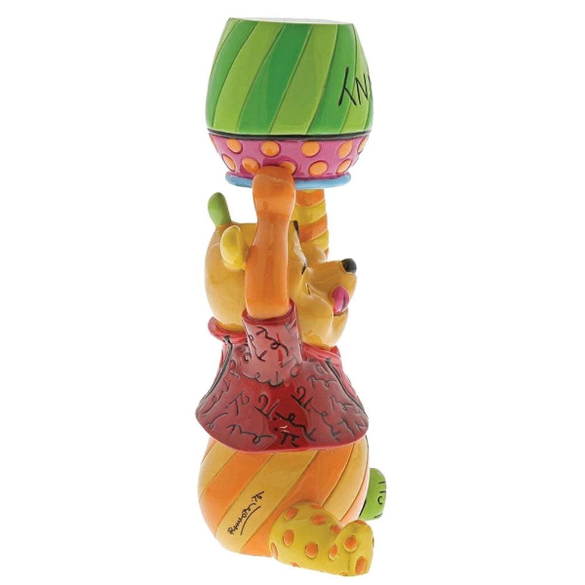 Figurine Winnie l'Ourson Pot de Miel Par Romano Britto