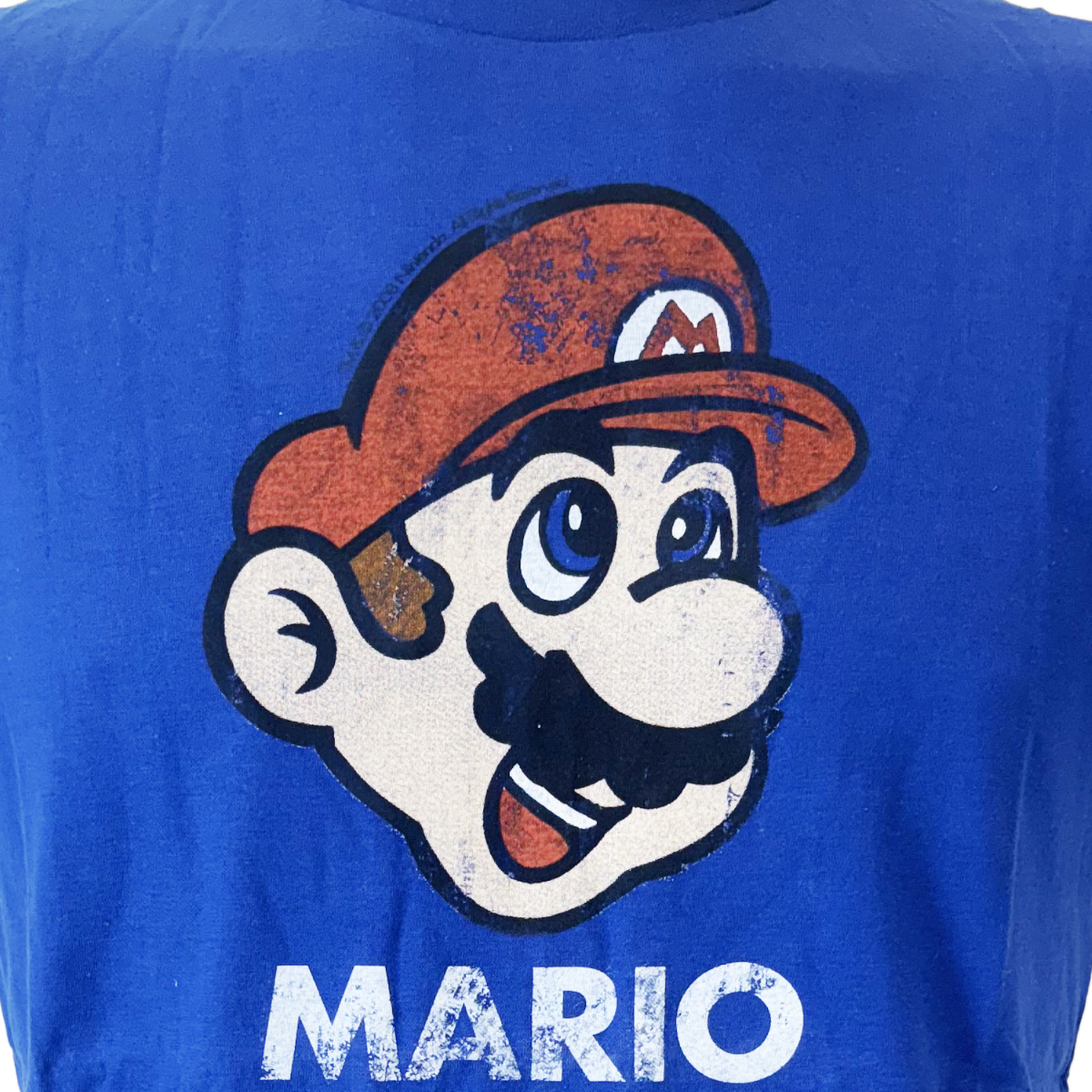 T-shirt Nintendo Mario Vintage bleu taille M