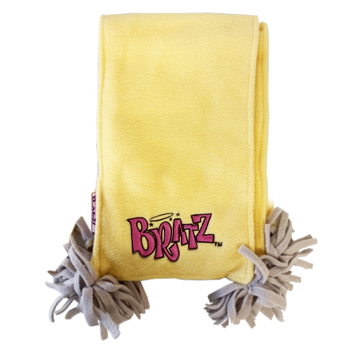 Set casquette charpe gants Bratz jaune taille 56-58 cm