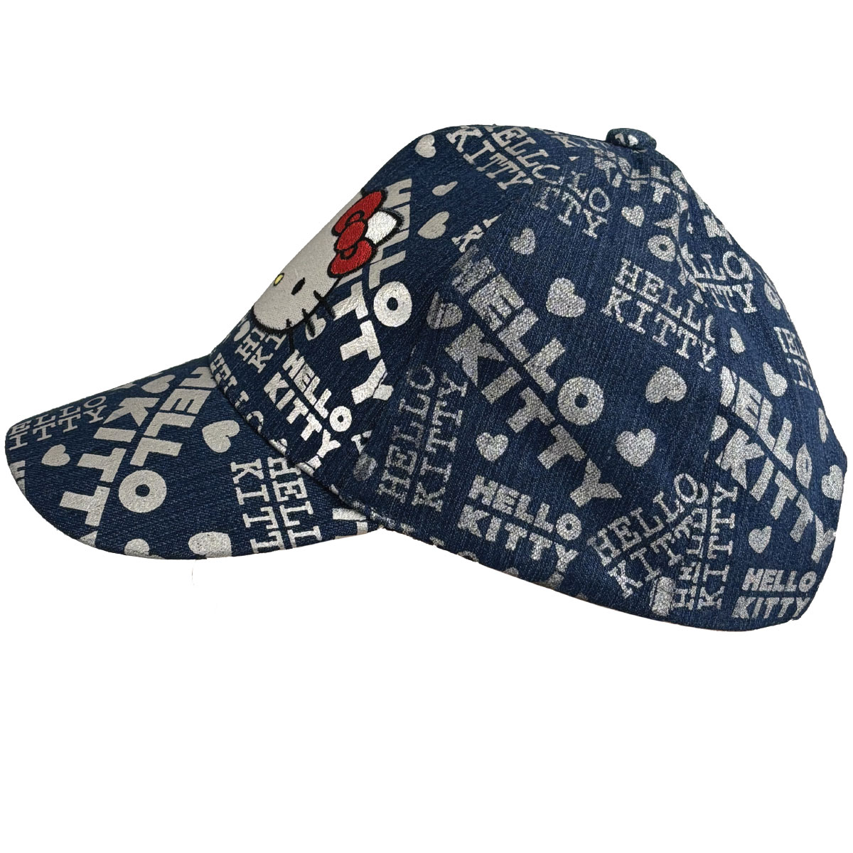 Casquette Hello Kitty Bleu Jean 54 cm