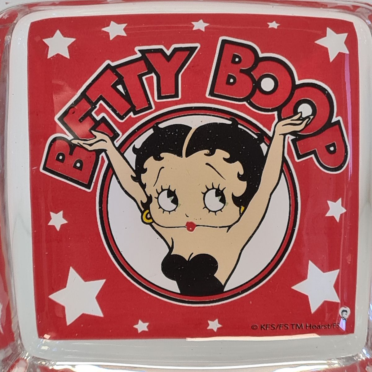 Cendrier Betty Boop Verre - Betty Boop Stars