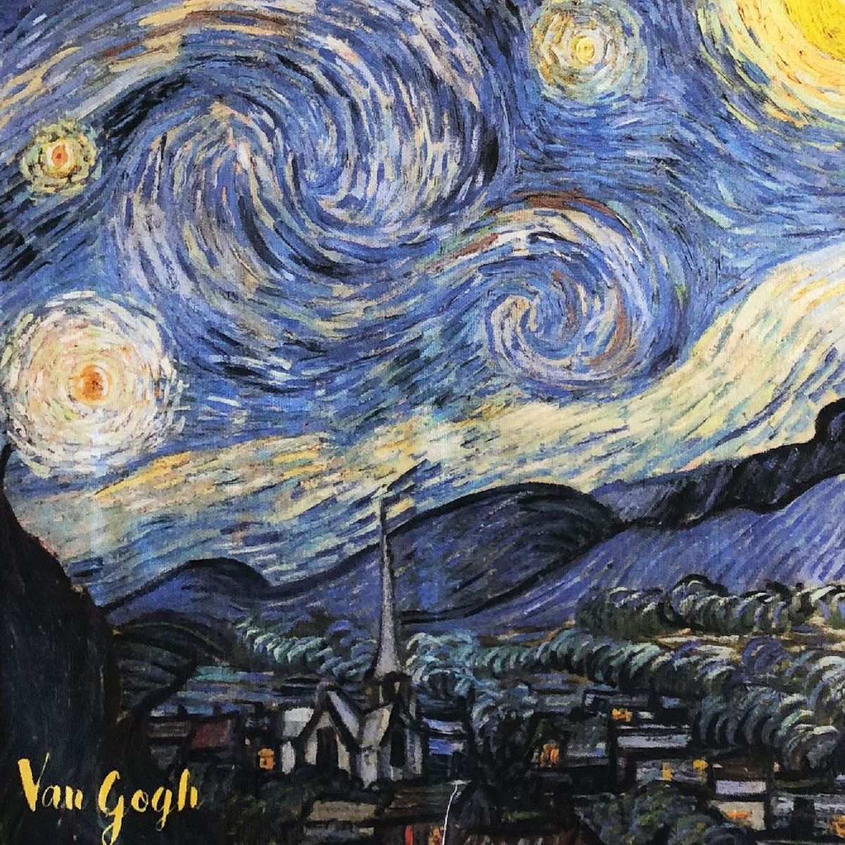 Sac pliable, Van Gogh, La Nuit étoilée