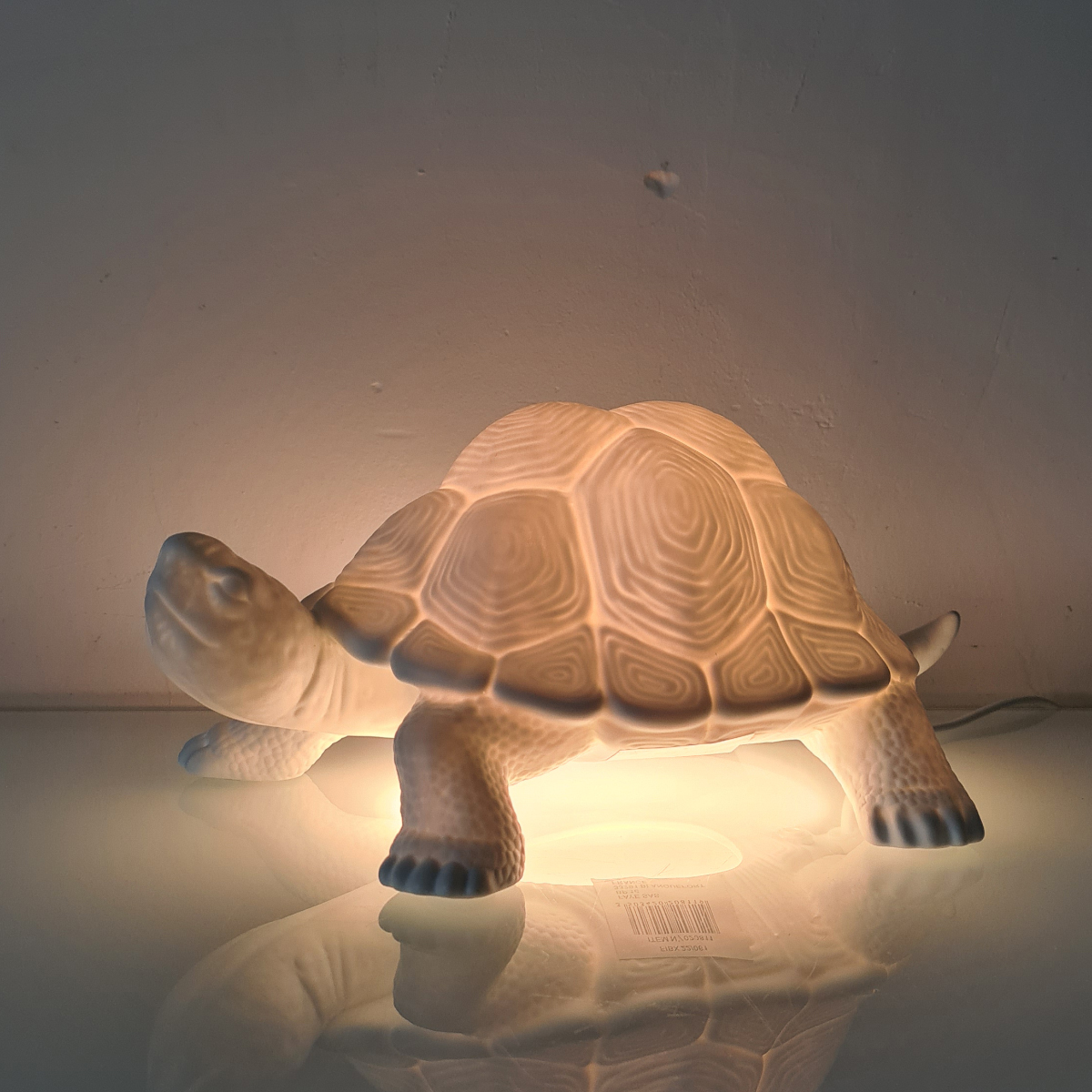 Lampe Tortue en porcelaine 31.5 cm