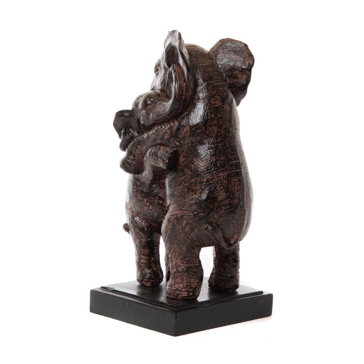 Figurine tendresse maman et son lphanteau 22 cm