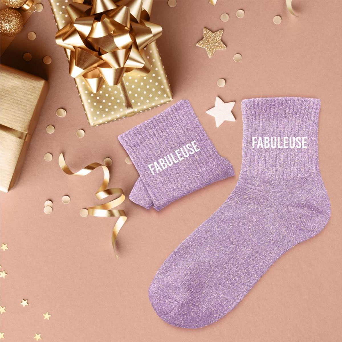 Paire de chaussettes  paillettes Fabuleuse