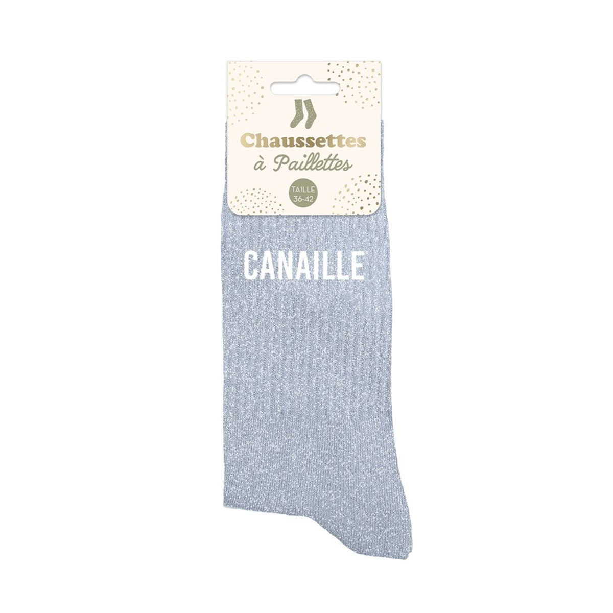 Paire de Chaussettes Pailletes Canaille