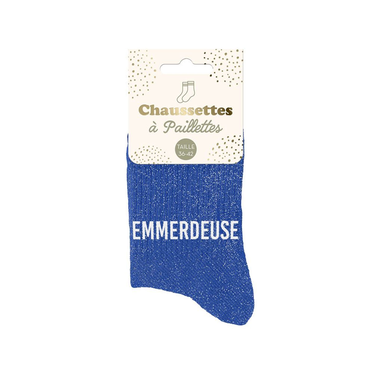 Paire de Chaussettes Pailletes Emmerdeuse