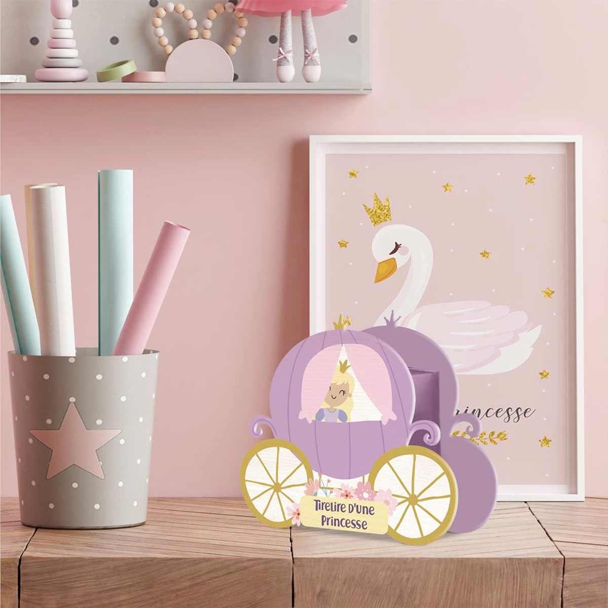 Tirelire pour enfant carrosse de princesse parme