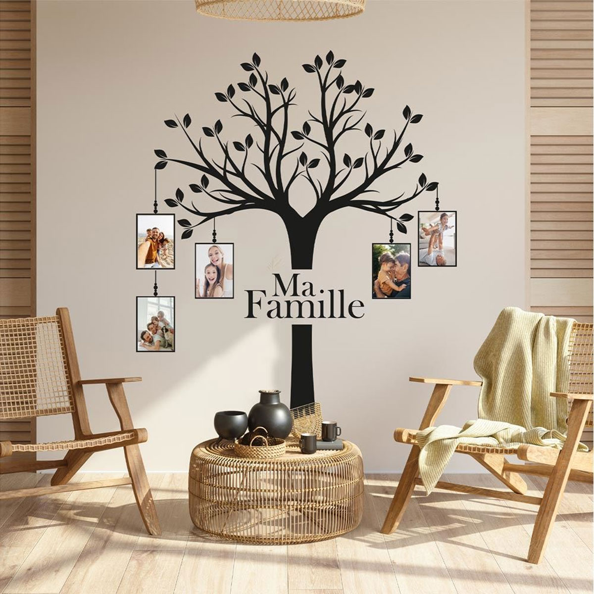 Sticker Dcoration Murale - Arbre Ma Famille