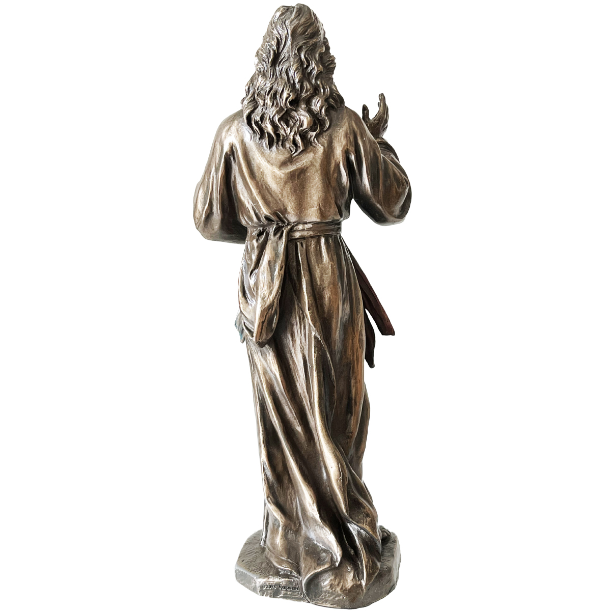 Figurine Christ Misricordieux en bronze coul  froid 22 cm