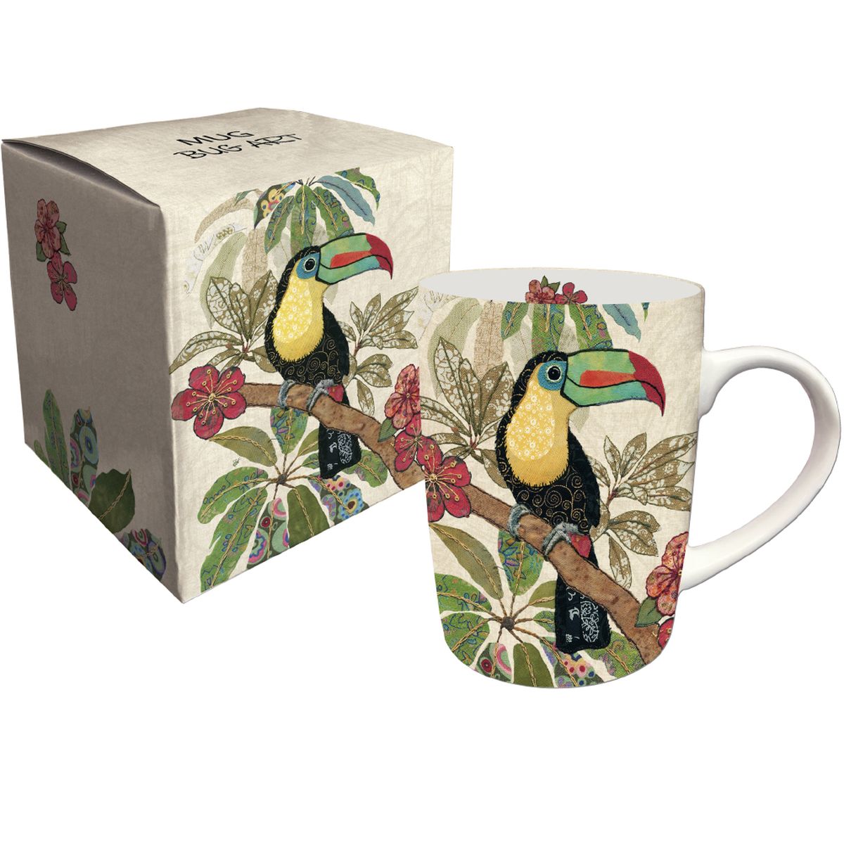 Mug Toucan Collection Bug Art Amy par Kiub - Porcelaine