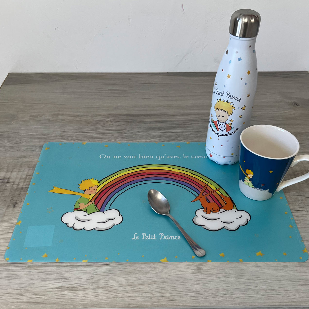 Set de table Le Petit Prince de St Exupry - KIUB - Arc en ciel