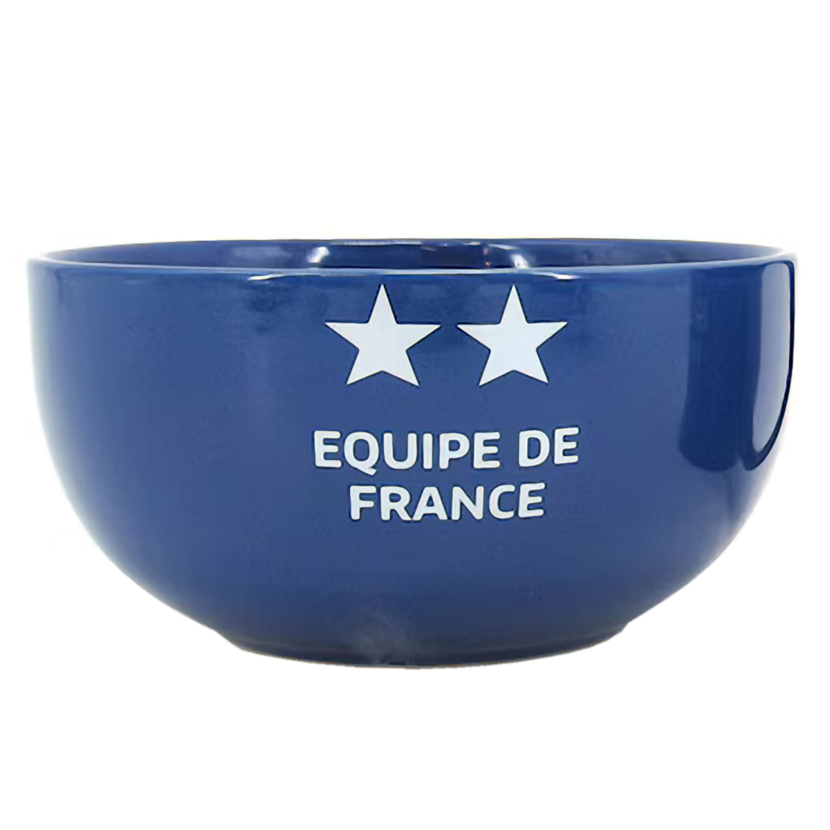 Bol bleu en cramique FFF 2 toiles