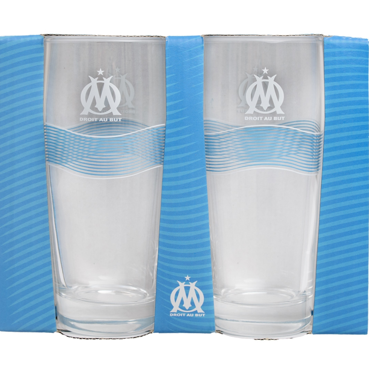 Verres  bire Olympique de Marseille en Set de 2