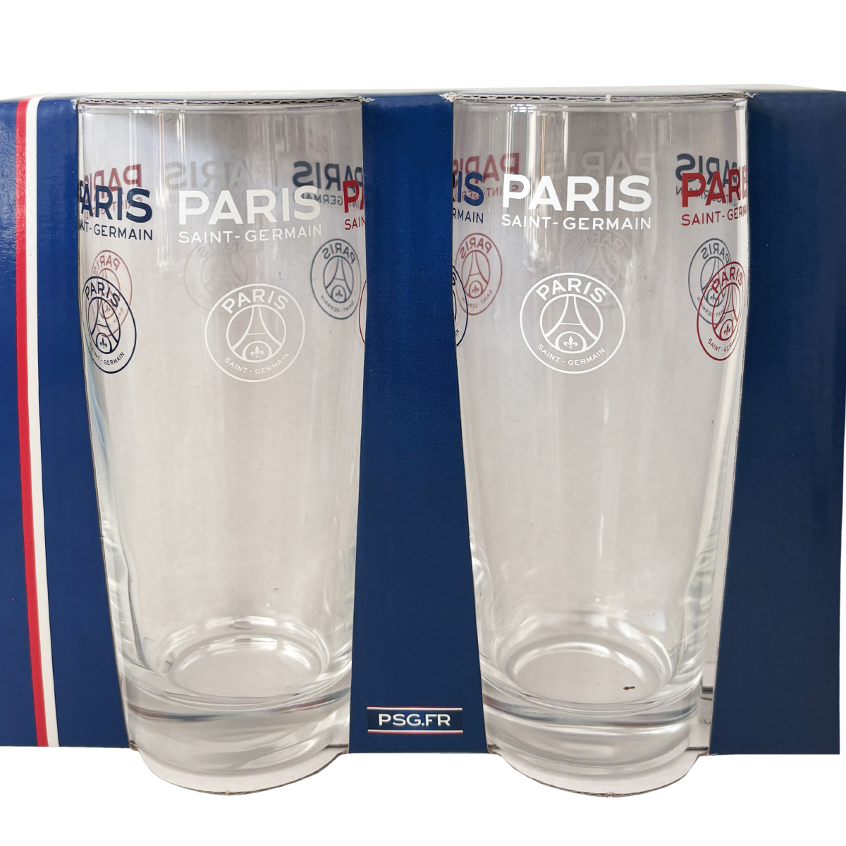 Verres  bire Paris Saint Germain PSG en Set de 2