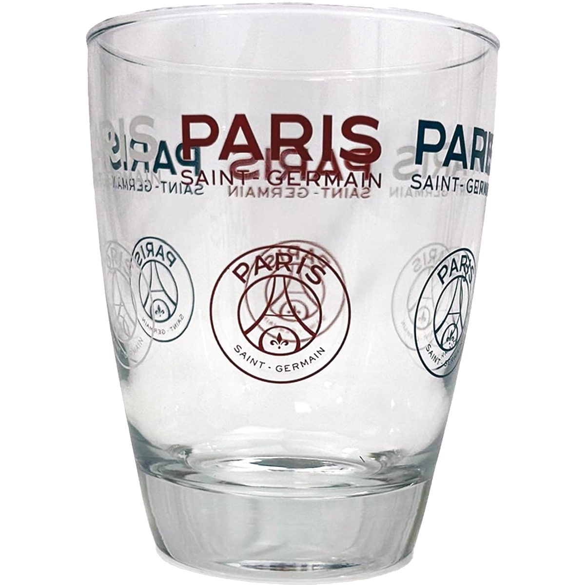 Verres  eau Paris Saint Germain PSG en set de 2