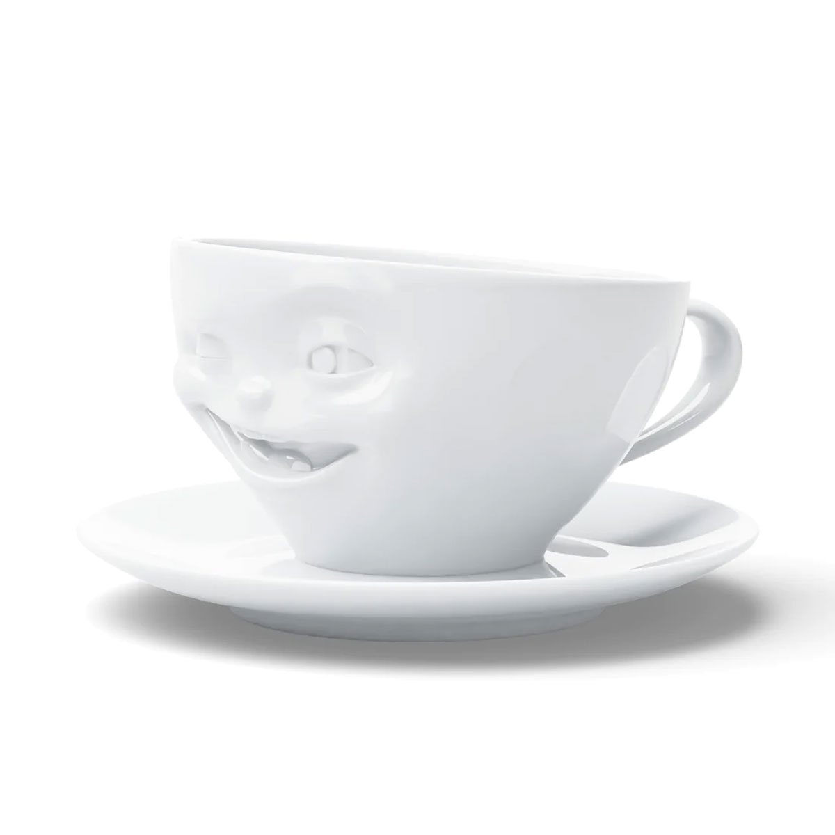 Tasse et sous tasse en porcelaine Tassen 200 ml - clin d'oeil