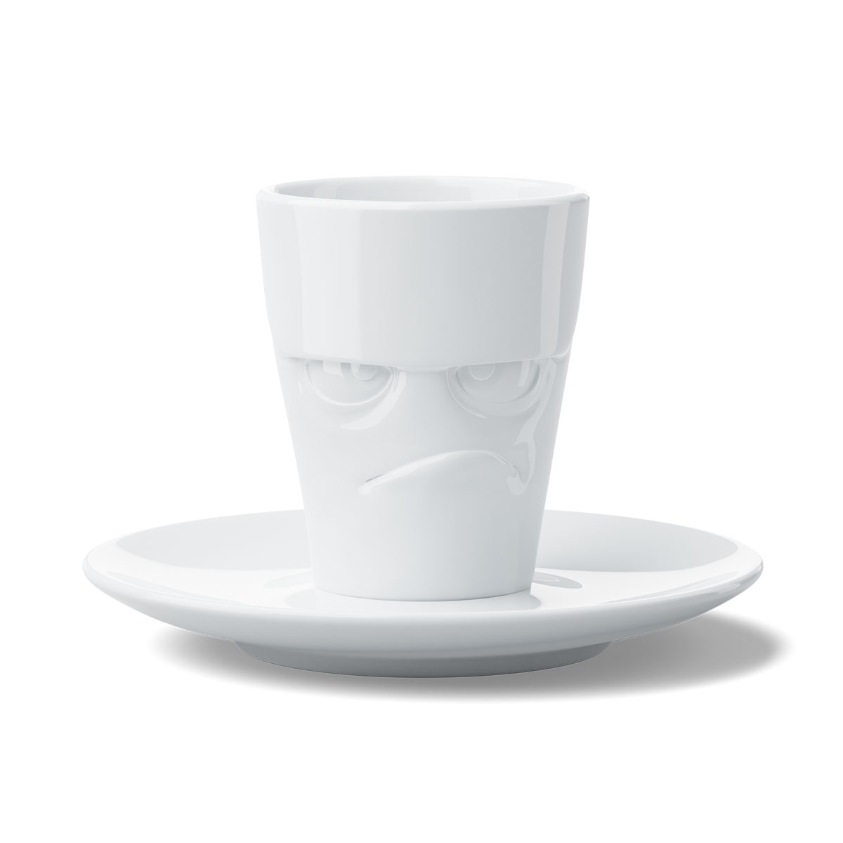 Set expresso en porcelaine blanche Tassen - Grincheux