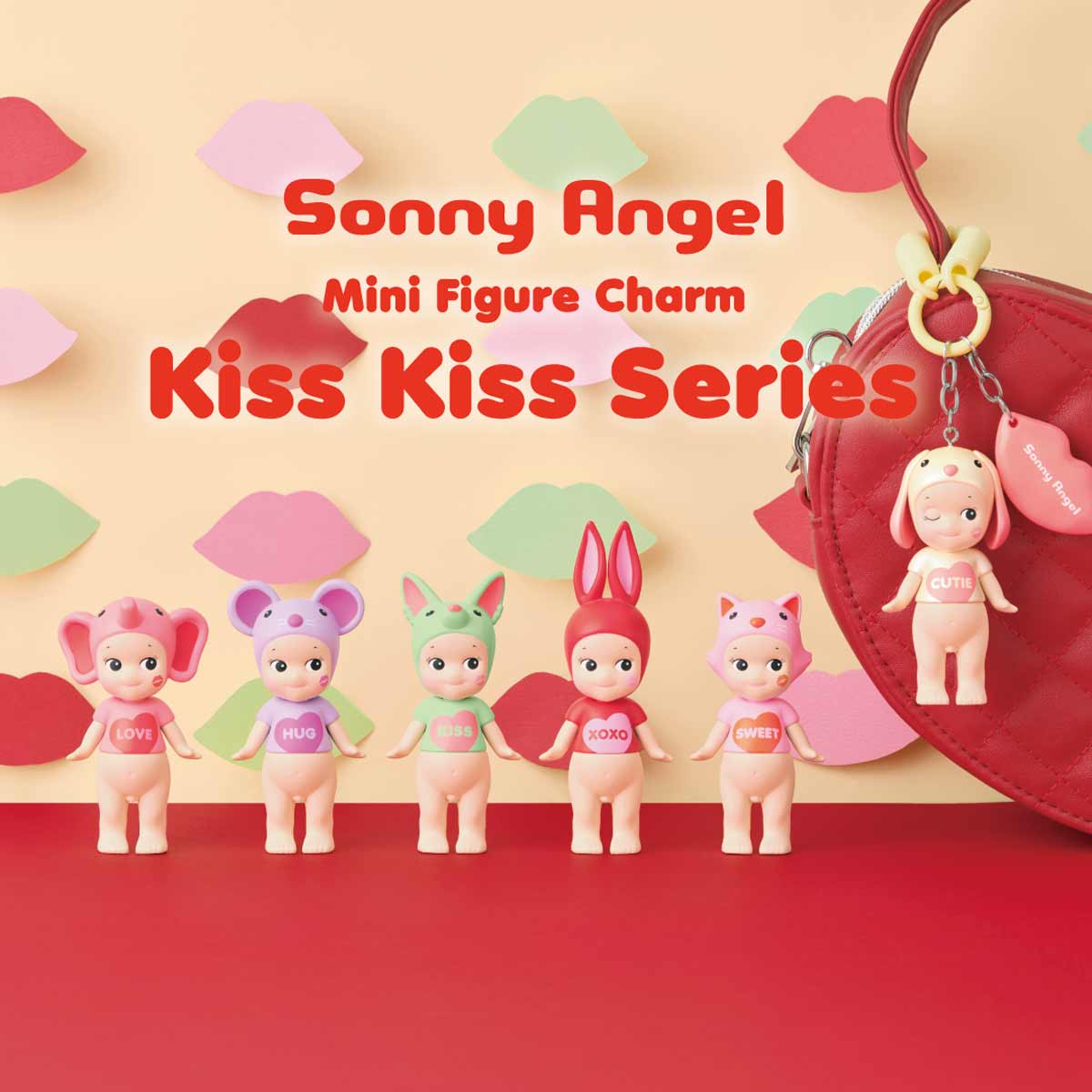 Figurine Porte-Cls Sonny Angel - Srie Kiss Kiss