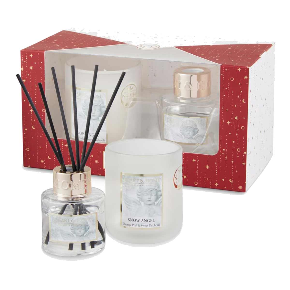 Coffret Cadeau bougie et un diffuseur  btons Heart and Home